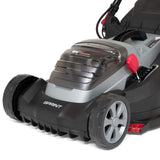 Sprint 2x18V (36V) Cortacésped con batería de litio, 440P18V, 44cm, Powered by Briggs & Stratton, hasta 640 m2, Incluyendo 2x5Ah Baterías y Doble Cargador, 5 años de Garantía