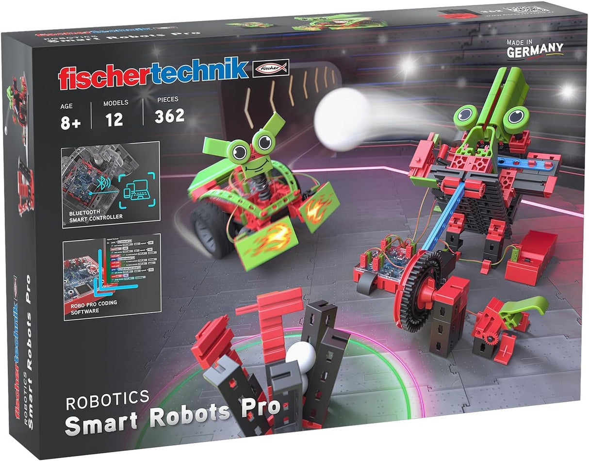 fischertechnik ROBOTICS Smart Robots Pro 569021 – robots programables, kit de robotica, 12 modelos, a partir de 8 años