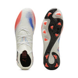 PUMA Future 8 Pro FG/AG, Zapatillas de fútbol Unisex Adulto, Blanco Negro Rojo Brillante, 41 EU