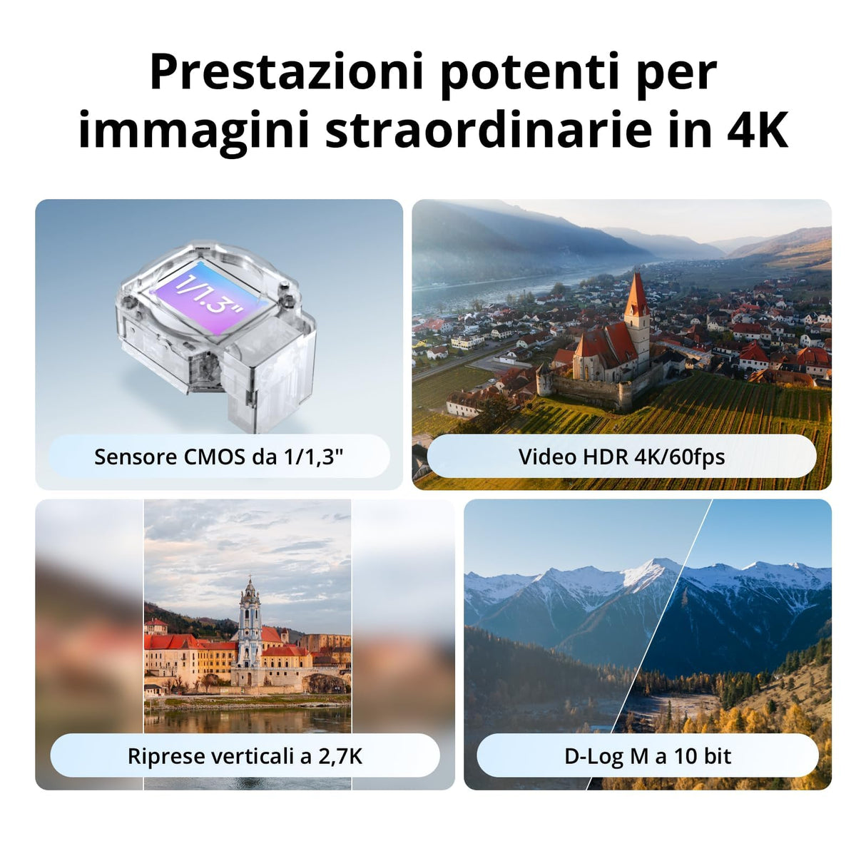 DJI Flip,Drone con cámara 4k adulto, mini drone con cámara, < 249g, drone función sígueme, 13km transmisión de vídeo, arranque manual,retorno automático,31min tiempo de vuelo,con delantal (Vuela Más)