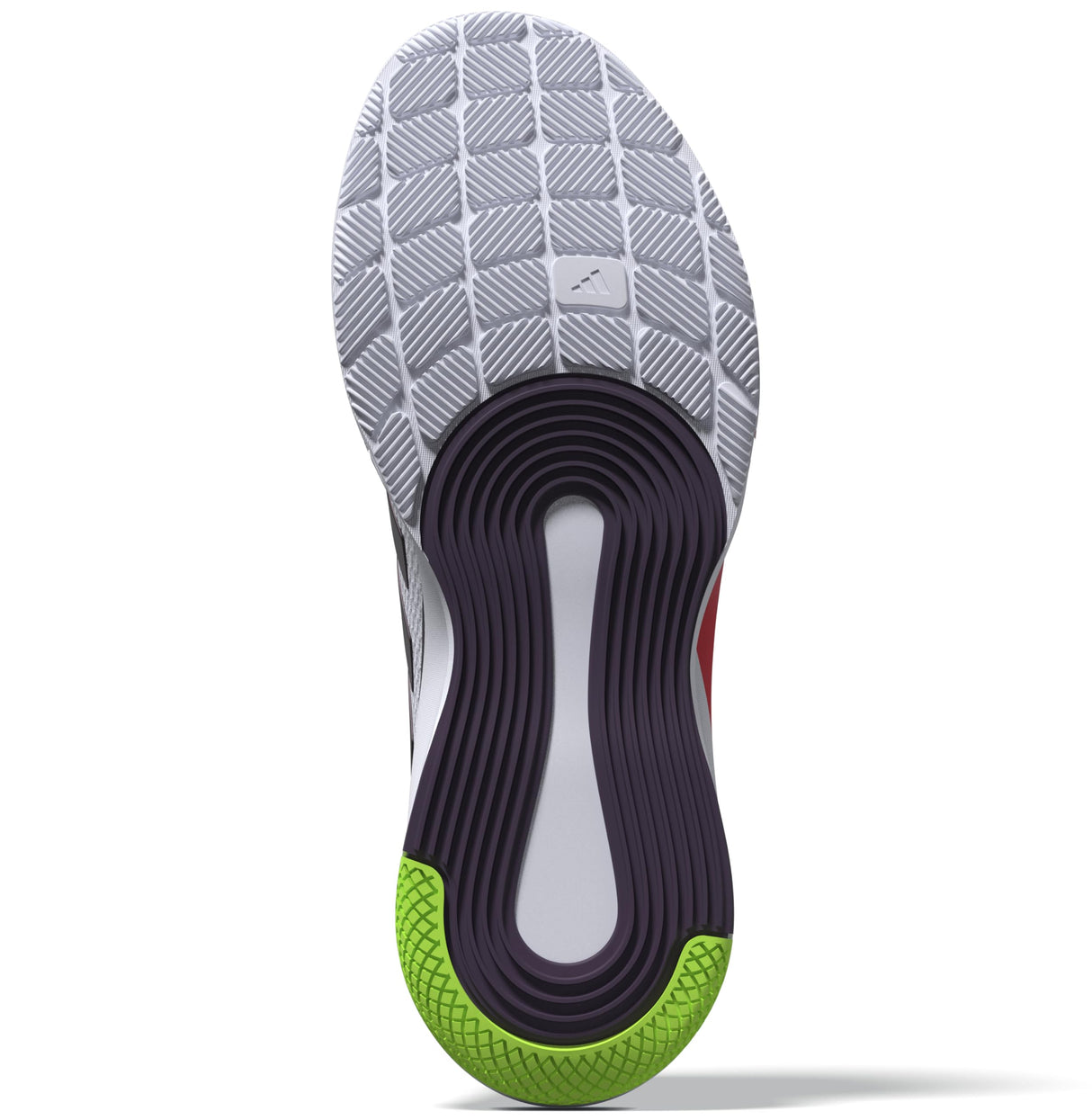adidas Novaflight 2 Indoor Shoes, Calzado Deportivo Hombre, Cloud White/Aurora Met. / Aurora Plum, 40 EU