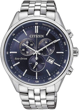 Citizen Reloj Cronógrafo para Hombres de Eco-Drive con Correa en Acero Inoxidable AT2141-52L