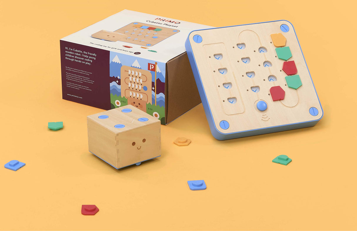Primo Toys Cubetto Playset , Screenless Coding Toy for Children Aged 3-6