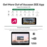 Accsoon CineView Nano Transmisor de Video iOS/Android inalámbrico 5G HDMI Compacto, Alcance de 500pies/150m latencia de 60 ms, Monitoreo de 4 Dispositivos, Compatible con Estabilizador RS2/RS3
