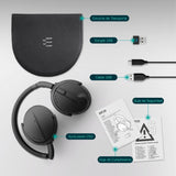 EPOS Auriculares con micrófono SENNHEISER C50 | Auriculares inalámbricos con Noise Cancelling, batería de hasta 46 Horas y tecnología BrainAdapt™