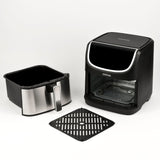 G3 Ferrari G10191 Freidora de Aire "Friggisano 8L Grill", 2200W, 8 Litros, 12 Programas, Doble Resistencia, Multifunción, Barbacoa sin Humo, Horno Deshidratador, Seguro BPA y PFOA, Recetario Incluido