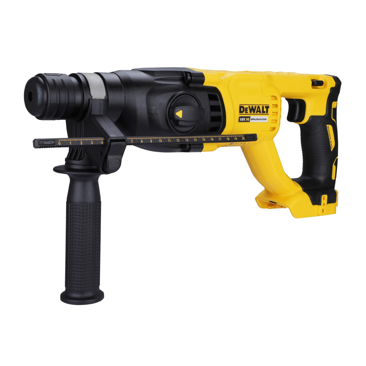 DEWALT DCH133N-XJ - Martillo perforador inalámbrico 18 V, con tecnología XR, SDS plus, potencia de 18V, 2.6J de energía de impacto, Vibración 6.6m/s², sin batería ni cargador