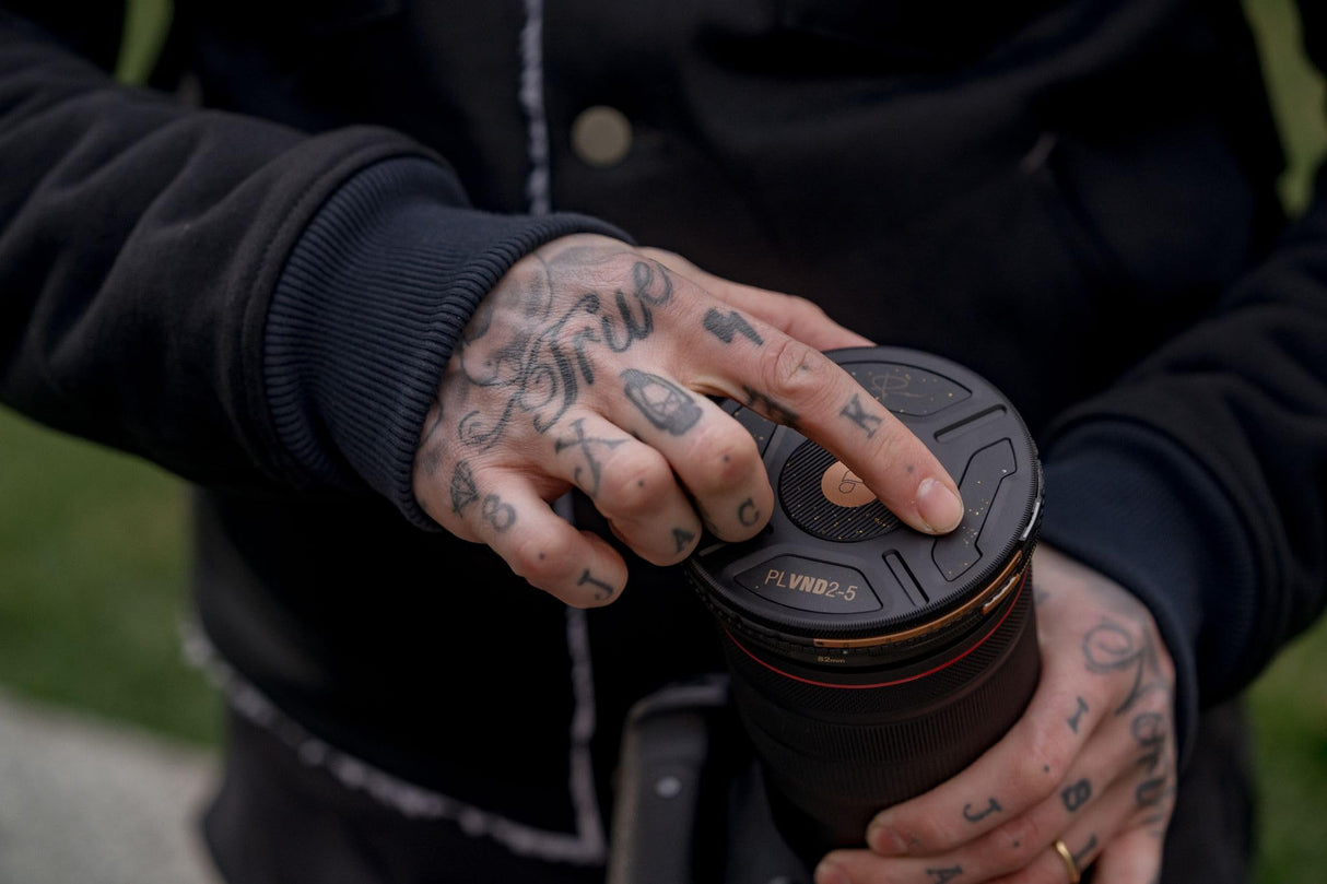 PolarPro - Chroma VND/PL - Serie McKinnon - 2-5 Paradas - Gold Mist - 95mm - Fileteado Fino