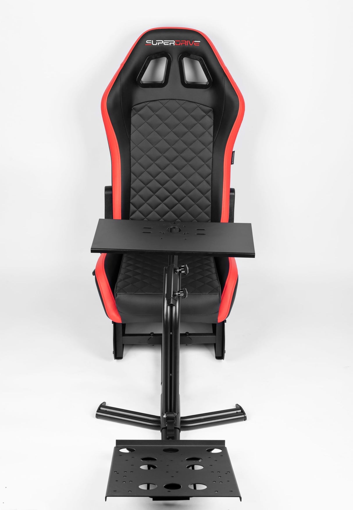 Asiento de cubo de simulación Superdrive con soporte para volante y pedales - Cabina de simulación Superdrive para volantes de PS5, Xbox Serie X/S, PS4, Xbox One y PC