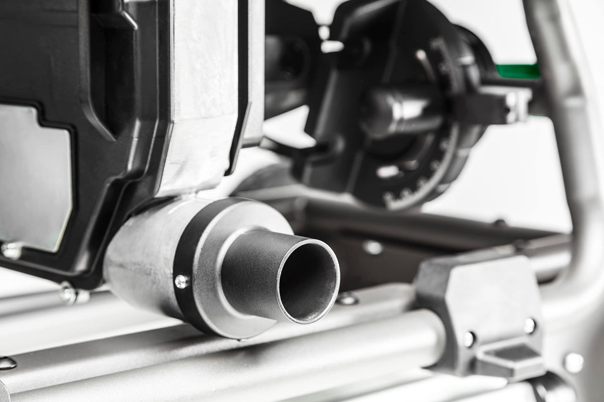 Sierra de mesa HiKOKI C10RJ (1500W, hoja de sierra Ø255mm, arranque suave, tope paralelo, extensión de mesa, freno eléctrico, protección contra sobrecarga, hoja de sierra, incl. mesa inferior)