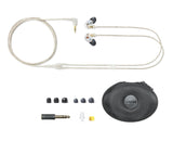 Shure SE425-CL auricular Intraaural Negro, Transparente - Auriculares (Intraaural, Alámbrico, 20 - 19000 Hz, 109 dB, 1,6 m, Negro, Transparente)