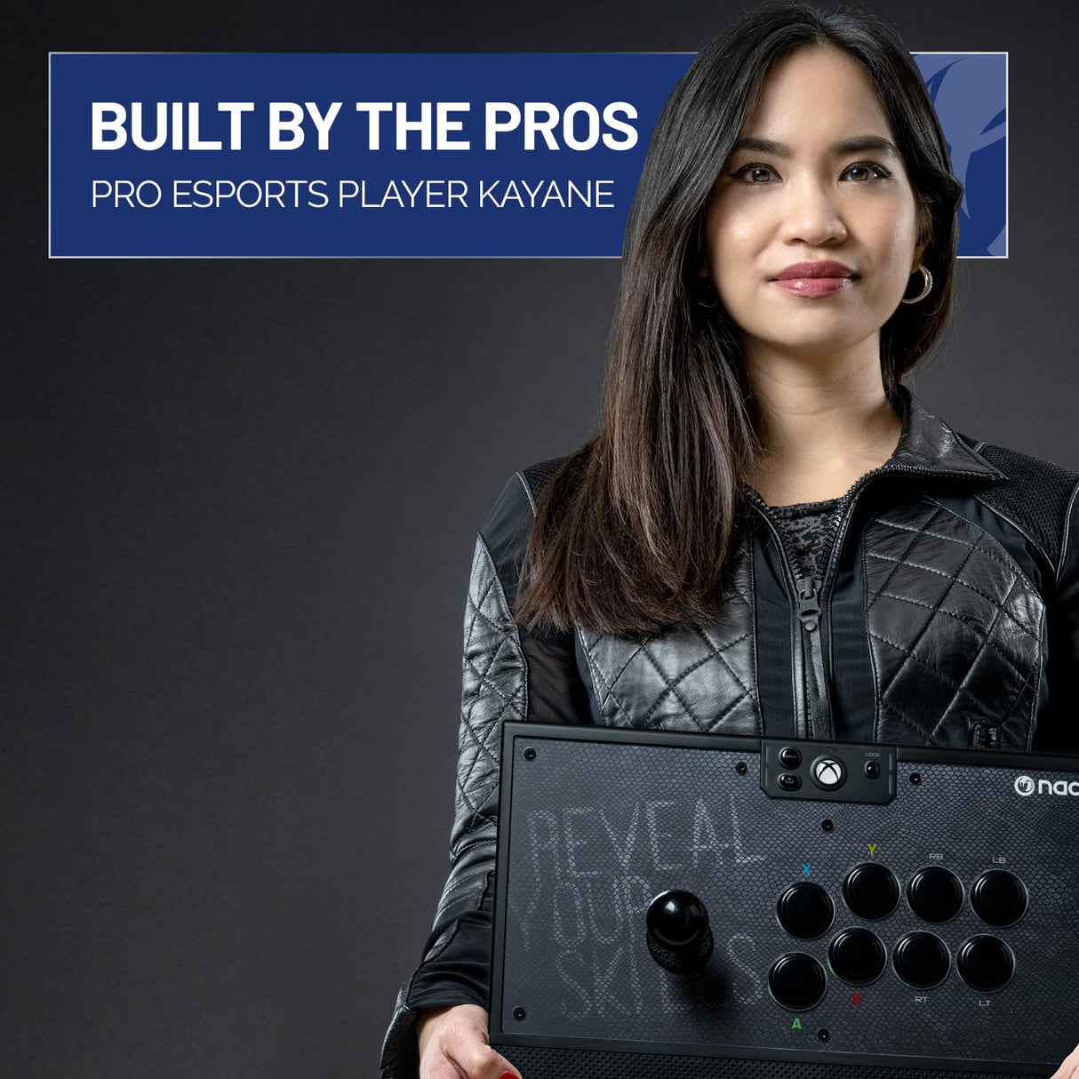 NACON Daija Arcade Fight Stick con licencia oficial para Xbox Series X | S, Xbox One, Windows 10 | 11 piezas