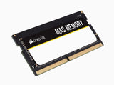 Corsair Mac Memory SODIMM 32GB (2x16GB) DDR4 2666MHz CL18 Memoria para Sistemas Mac, Calificada por Apple - Negro