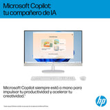 HP 27-cr2002ss - Ordenador de 27" Full HD con Cámara, Teclado y Ratón Inalámbricos (Intel Core Ultra 5 225U, 32GB RAM, 1TB SSD, Intel UHD Graphics, Windows 11) Blanco - Teclado QWERTY Español