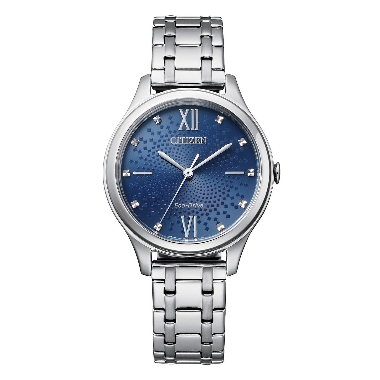 CITIZEN Reloj Analógico para Mujer de Eco-Drive con Correa en Acero Inoxidable EM0500-73L