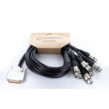 Cordial Cable de interfaz D-sub / 8 XLR hembra de 3 m