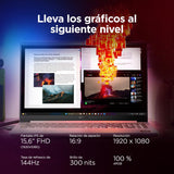 Lenovo LOQ Essential Gen 10 - Ordenador Portátil Gaming IA 15.6" FHD (AMD Ryzen 7 7735HS, NVIDIA GeForce RTX 4050, 16GB RAM, 512GB SSD, 144Hz, Wi-Fi 6, Sin Sistema Operativo) QWERTY Español - Gris