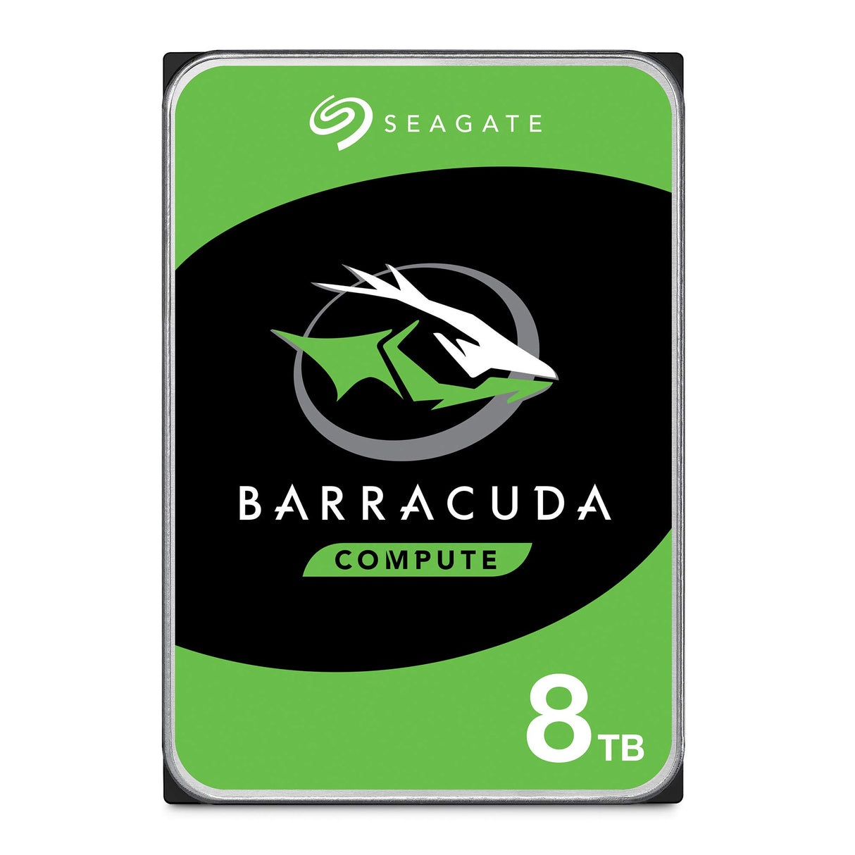 Seagate BarraCuda 8TB, Disco Duro Interno, HDD, 3.5 Pulgadas, SATA 6 GB/s, 5400 RPM, cache de 256 MB para computador de sobremesa y PC, embalagem aberta fácil, Rescue Services (ST8000DMZ04)