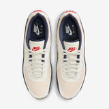 NIKE Air MAX 90 PRM, Zapatillas Deportivas para Hombre, Vela Marfil Claro Lt Khaki Thunder Azul, 44 EU