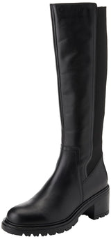 Geox D Damiana, Bota hasta la Rodilla Mujer, Black, 36 EU