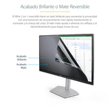 StarTech.com Filtro de Privacidad para Monitores 23 Pulgadas - Pantalla de Privacidad para Reducir Luz Azul de Pantalla Ancha 16:9 - Mate/Brillante - Ángulo +/-30 Grados (PRIVACY-SCREEN-23M)