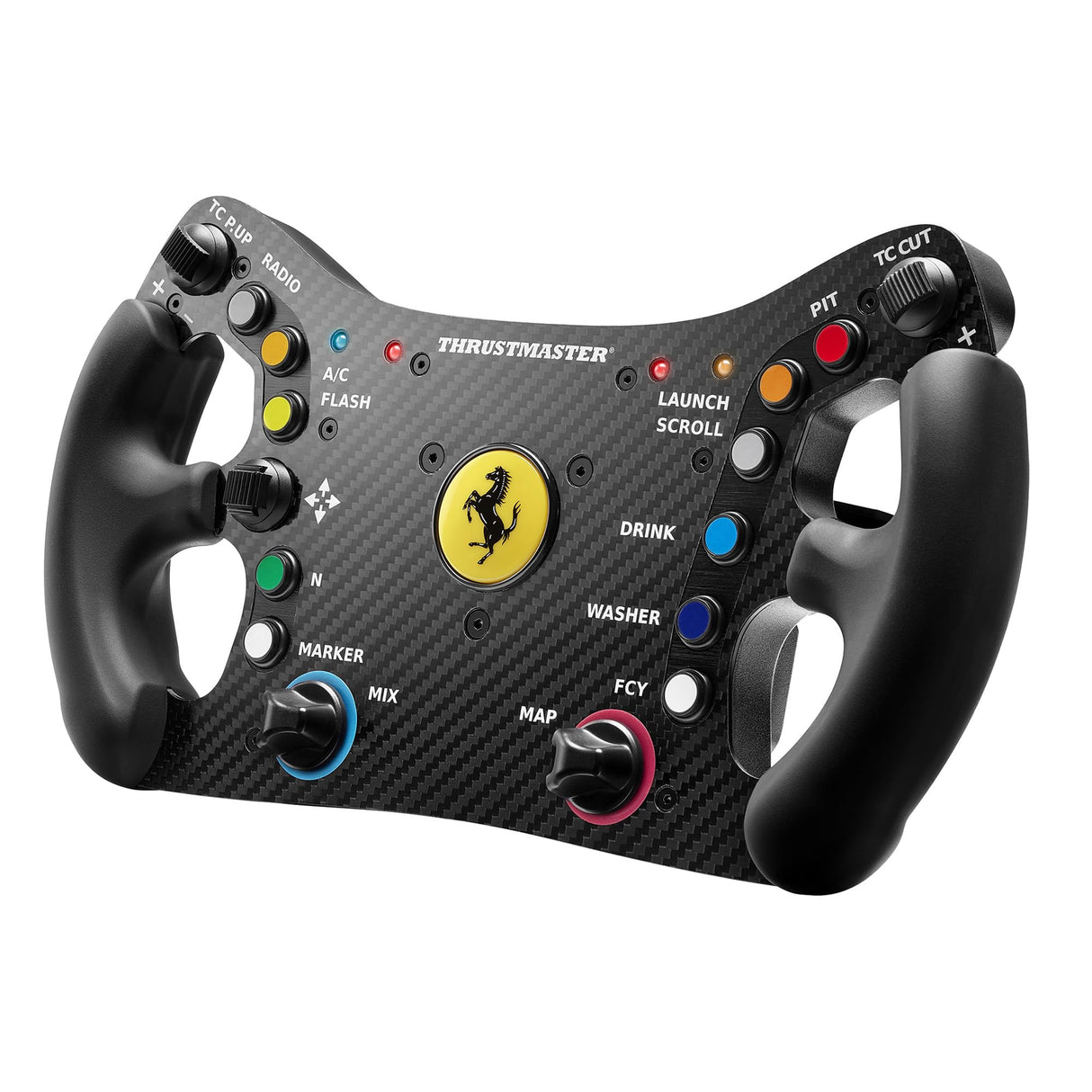 Thrustmaster Ferrari 488 GT3 Wheel Add-On, Aro de Volante de Carreras, PC, PS5, PS4, Xbox Series X|S, Xbox One, Con Licencia Oficial de Ferrari