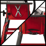 Einhell Mesa de corte TC-TS 2025/2 U (máx. 2.000 W, ajuste de la altura/ inclinación de la hoja de sierra de precisión, tope-guía paralelo, tope-guía angular +/- 60°), Color Negro