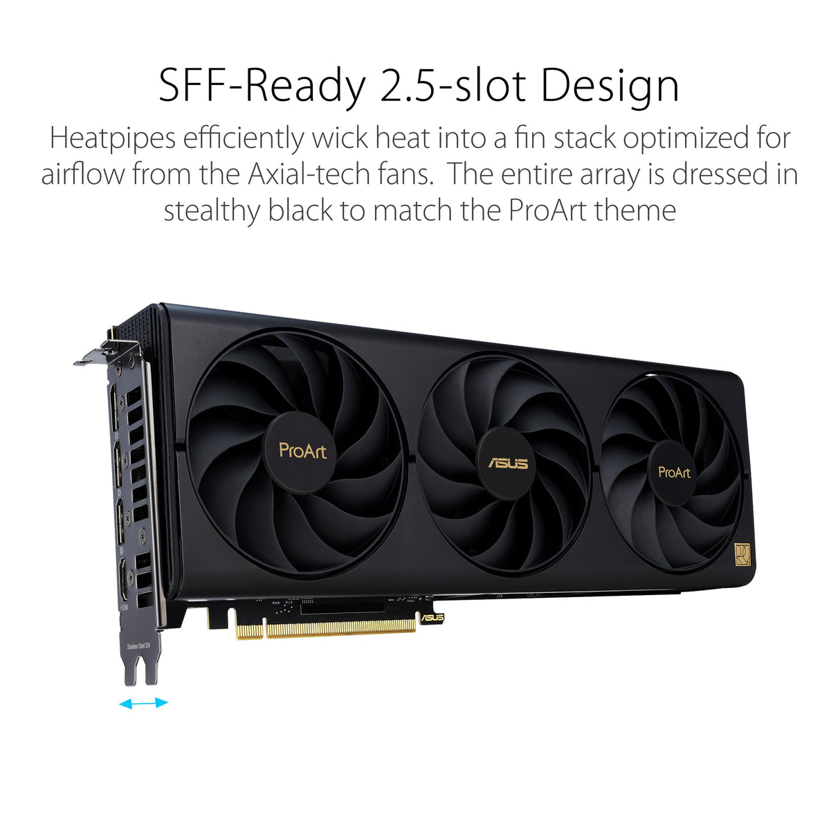 ASUS ProArt GeForce RTX 4070 Ti Super OC Edition - Tarjeta gráfica (PCIe 4.0, 16 GB GDDR6X, DLSS 3, HDMI 2.1a, DisplayPort 1.4a)