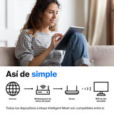 Linksys - Router Mesh WiFi 6E, tribanda Hydray Pro 6E, enrutador inalámbrico de 8 flujos, Banda de 6 GHz, hasta 6.6 Gbps, Cobertura de 250 m², más de 55 Dispositivos