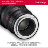 Samyang SA3702 - Objetivo MF para cámara Nikon Z (85 mm, F1.4) negro