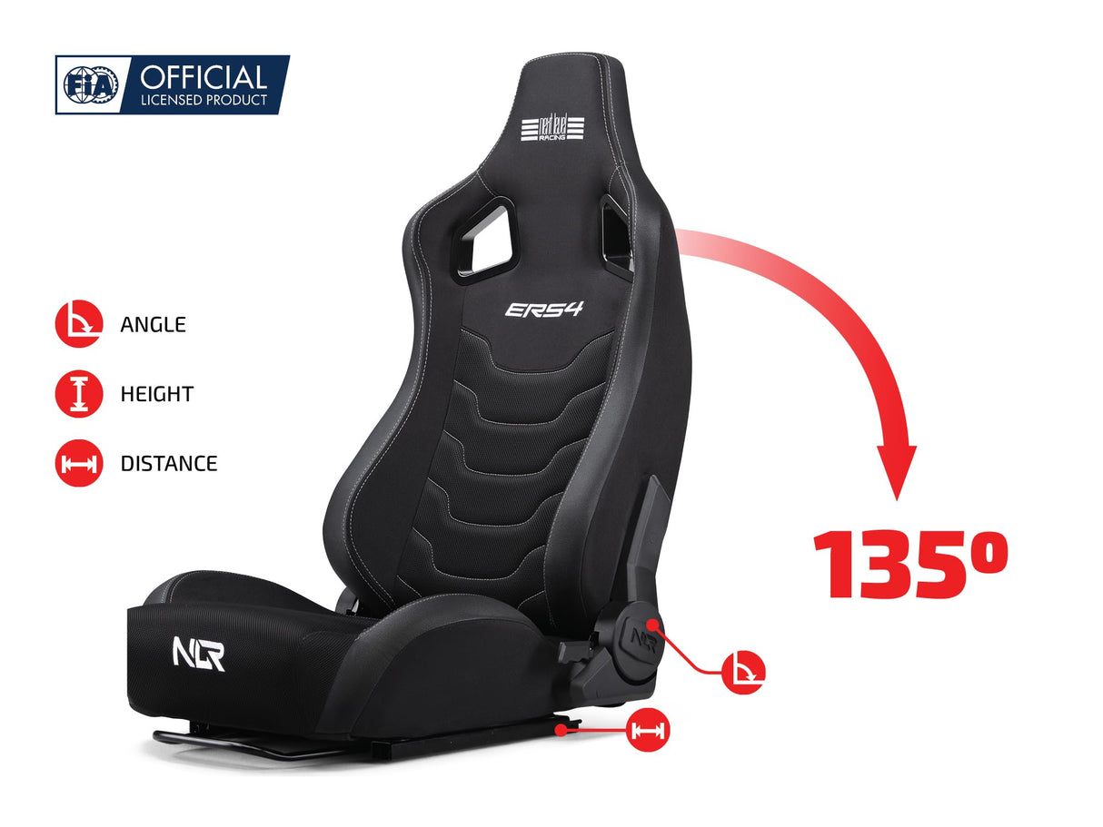 Next Level Racing ERS4 Elite Reclining Seat - Fabric & Mesh Edition