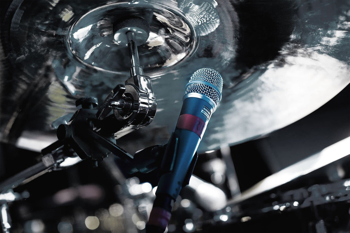 Shure BETA 57A Instrument Micrófono - MIC dinámico supercardioid para aplicaciones vocales e instrumentales con alto elemento de neodimio de salida de alta salida