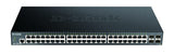 D-Link DGS-1250-52X/E - Switch 52 Puertos Gigabit Gestionable Layer 2/3 (48x Base-T Puertos, 4X 10G SFP+) - Solo Cable de alimentación de la UE