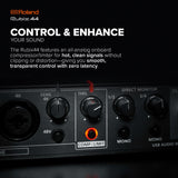 Interfaz de alta resolución con 4 entradas y 4 salidas Roland RUBIX44 — La solución de alta resolución para producción musical personal