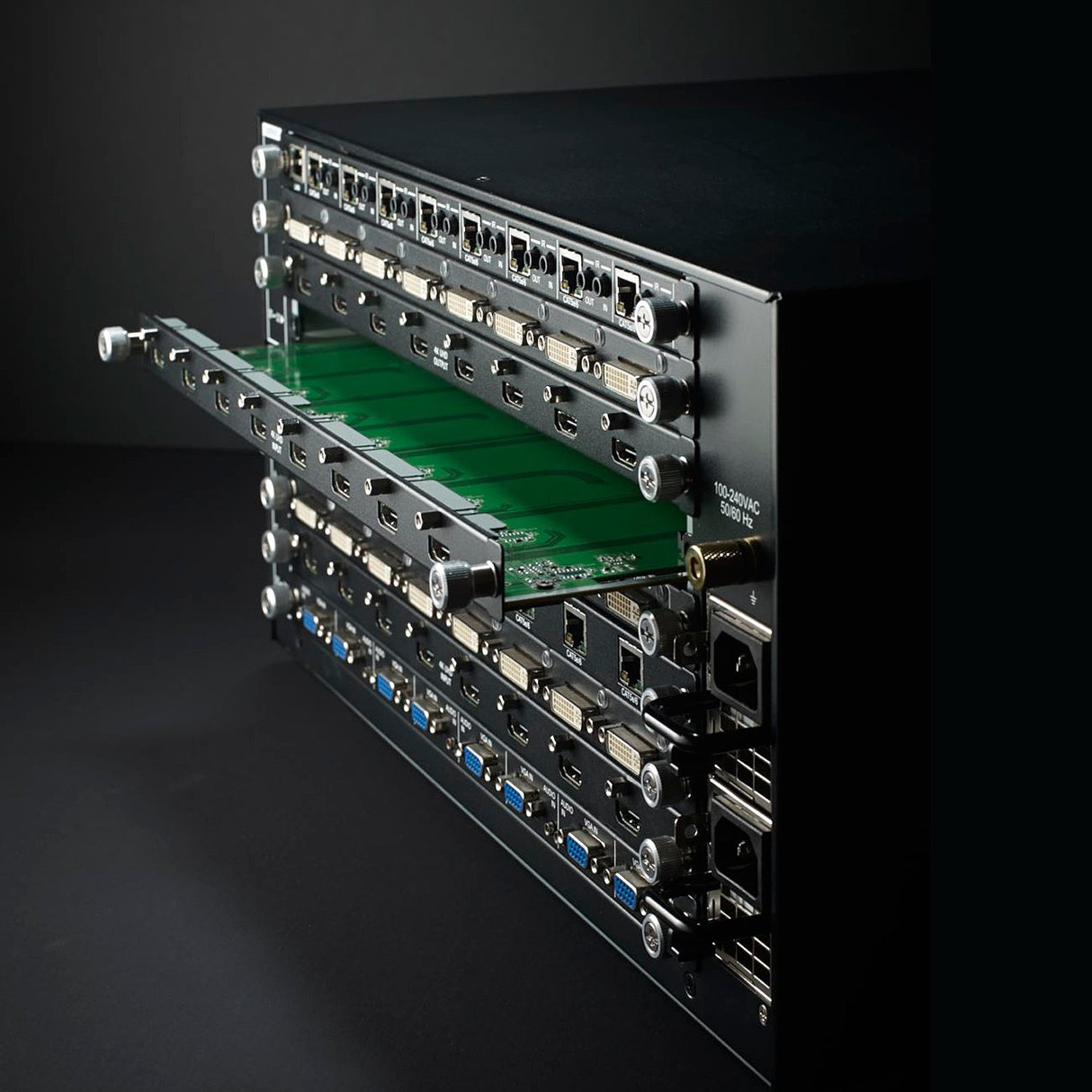 Lindy 8 port C6 HDBaseT extender Intput - módulo de expansión placa modular - 8 x HDBaseT, 38258