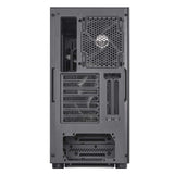 SilverStone Technology SST-SEA1TB-G - Seta A1 Carcasa de computadora ATX de Torre Central, Parte Lateral de Vidrio Templado, Titanio sobre Negro