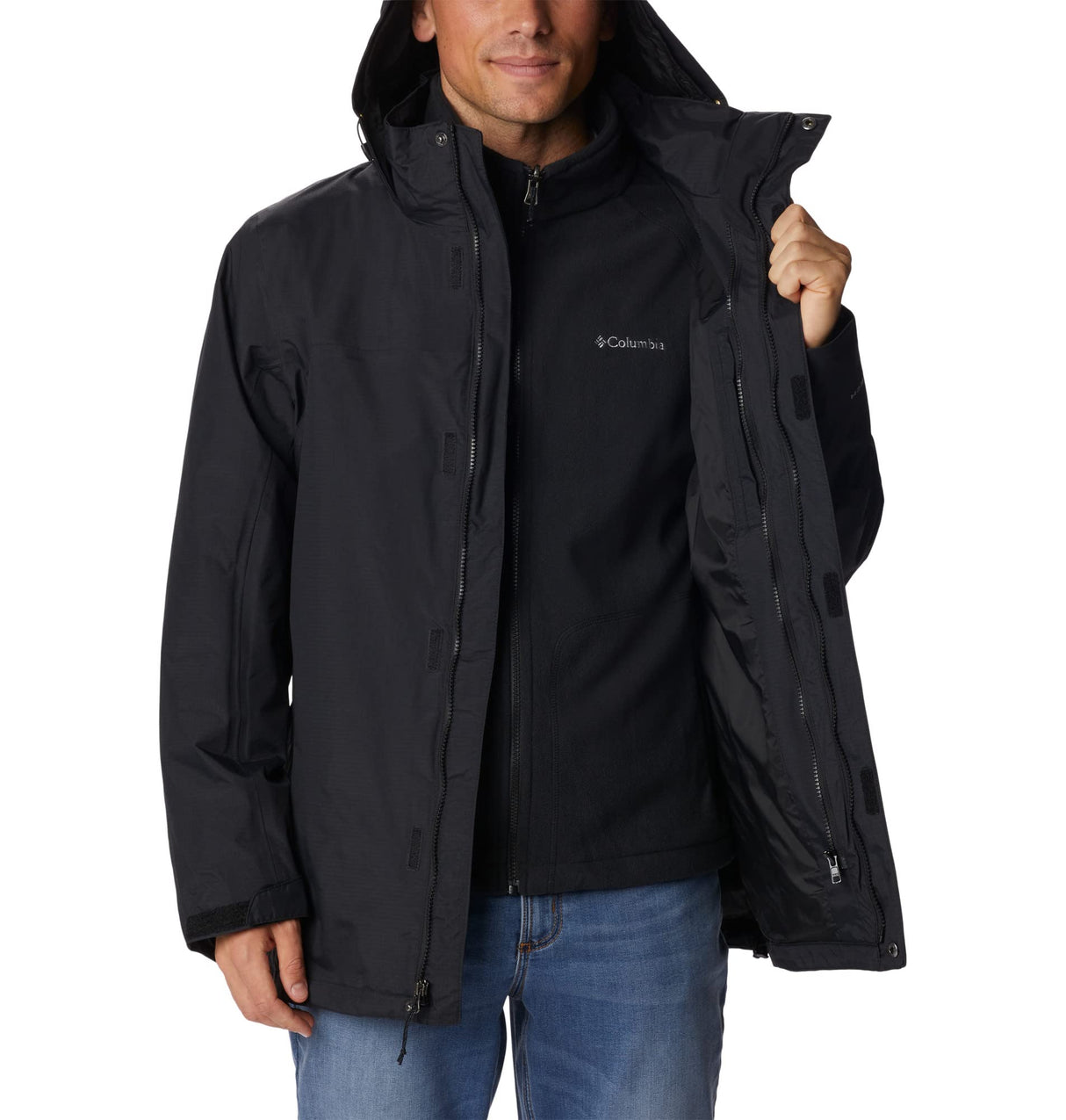 Columbia Mission Air Interchange Jacket Chaqueta De Invierno 3 En 1 para Hombres