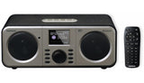 Lenco DAR-030 - Radio Dab+ - Bluetooth V.5 - Receptor Dab+ y FM - 10 emisoras - 2 x 3 W RMS - Mando a Distancia - Función de Alarma - Negro