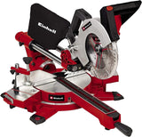 Einhell TE-SM 2131 Dual -Ingletadora telescópica dual Profesional, 1600 W, 230 V, función de arranque suave (ref. 4300860)