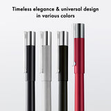 Lamy Scala Pianored - Pluma estilográfica purista en carcasa robusta de metal y acabado lacado, 14 quilates, plumín dorado en trazo M, incluye cartucho de tinta T 10 azul, para diestros