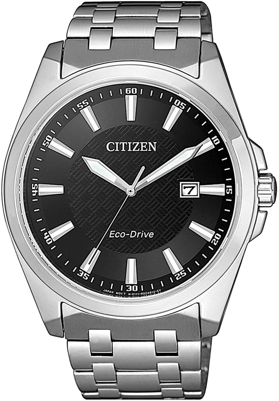 Citizen Reloj Analógico para Hombre de Cuarzo con Correa en Acero Inoxidable BM7108-81E