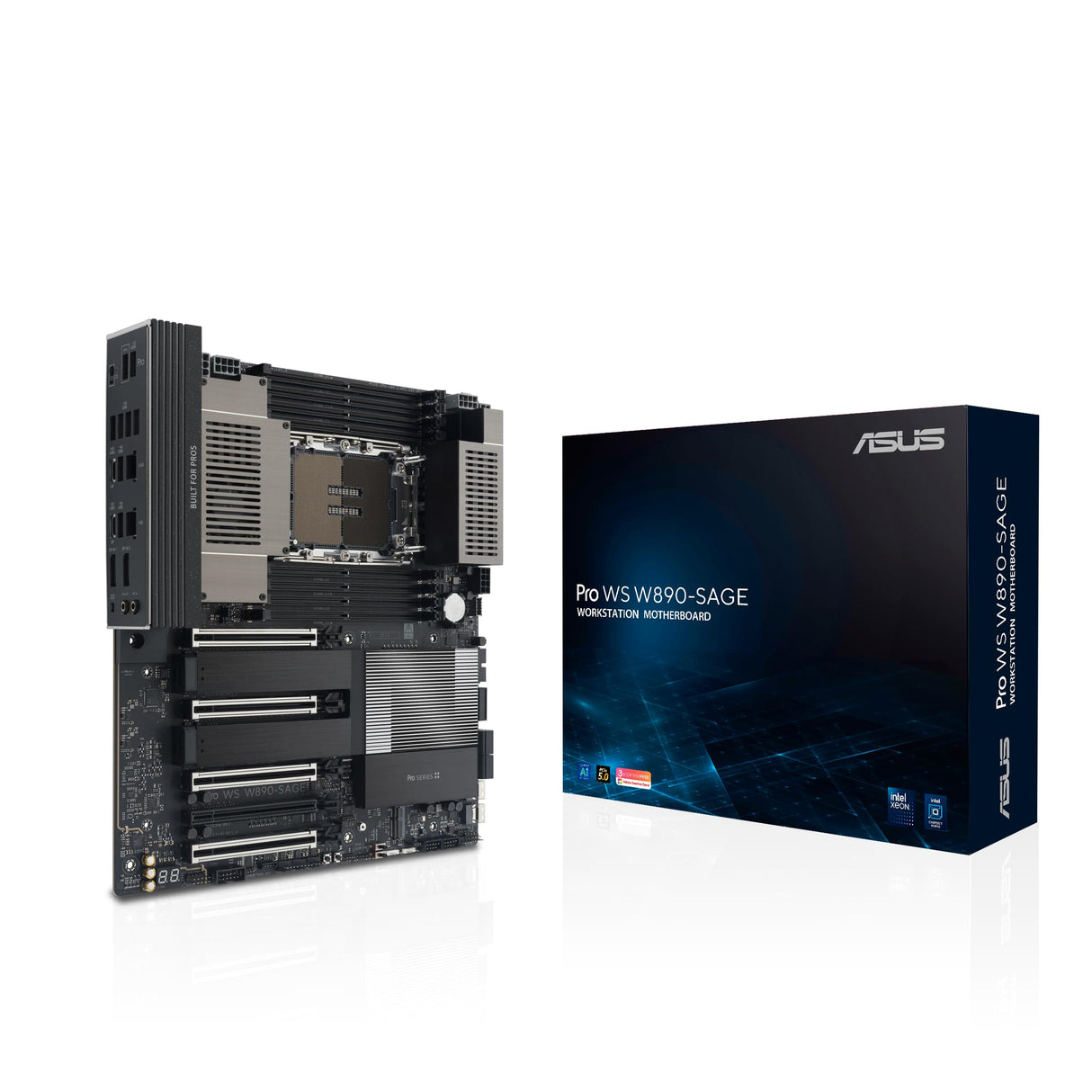 Asus Pro Ws W890-Sage - Motherboard - Ssi Ceb - Lga4710-2 Socket - W890 Chipsatz - Usb4, Usb 3.2 Gen 2, UsB-C 3.2 Gen 2x2, Usb 3.2 Gen 1 - 2.5 Gigabi