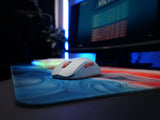 CHERRY XTRFY M68 Wireless, Ratón Inalámbrico de Gaming Ultra Rápido, 2.4 GHz RF, Optimizado para esports, 8K, Forma Simétrica con Parte Frontal Baja, Azul