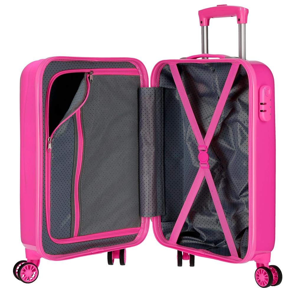 Disney Wild Flower, Equipaje Para Niños Niñas, Fucsia, 38x55x20 Cms