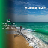 Nokta Simplex Lite - Detector de metales con bobina de búsqueda DD impermeable de 24 cm, vibración para detectar bajo el agua, playa y todos los modos de búsqueda de metales