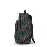 Kipling Seoul, Mochila con Protección Para Portátil 15", Impermeable, 44 cm, 27 L, 0.65 kg, Negro (3d K Pink)