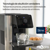 Aqua Optima Máquina de café por goteo Aurora con agua filtrada y dispensador instantáneo. Incluye filtro Evolve+ de 30 días. Ahorro de energía, ajuste de temperatura y cantidad de agua. Plug & Go.
