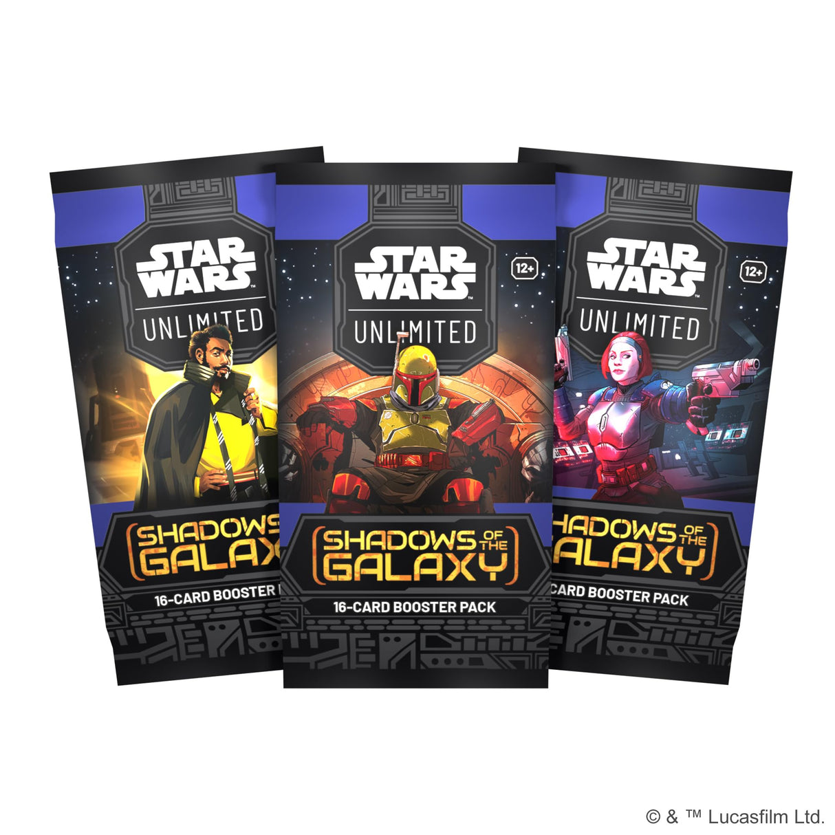 Star Wars: Unlimited TCG Shadows of The Galaxy Booster Display (Set of 24 Booster Packs) - Trading Card Game for Kids & Adults, Ages 12+, 2+ Players, 20 Min Playtime, Made by Fantasy Flight Games