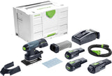 Festool Systainer RTSC 400 3.0 I-Set - Deslizador de batería (incluye batería BP 18 Li 3,0, cargador rápido, adaptador de red (incluye cable de alimentación Plug IT), zapata, protector, bolsa de