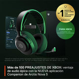 SteelSeries Arctis Nova 5X Cascos Xbox Inalámbricos - Xbox, PC, Switch 2, móvil - Controladores magnéticos de neodimio - Más de 100 preajustes - Batería de 60 horas - 2,4 GHz o BT - Micro Gen2.X